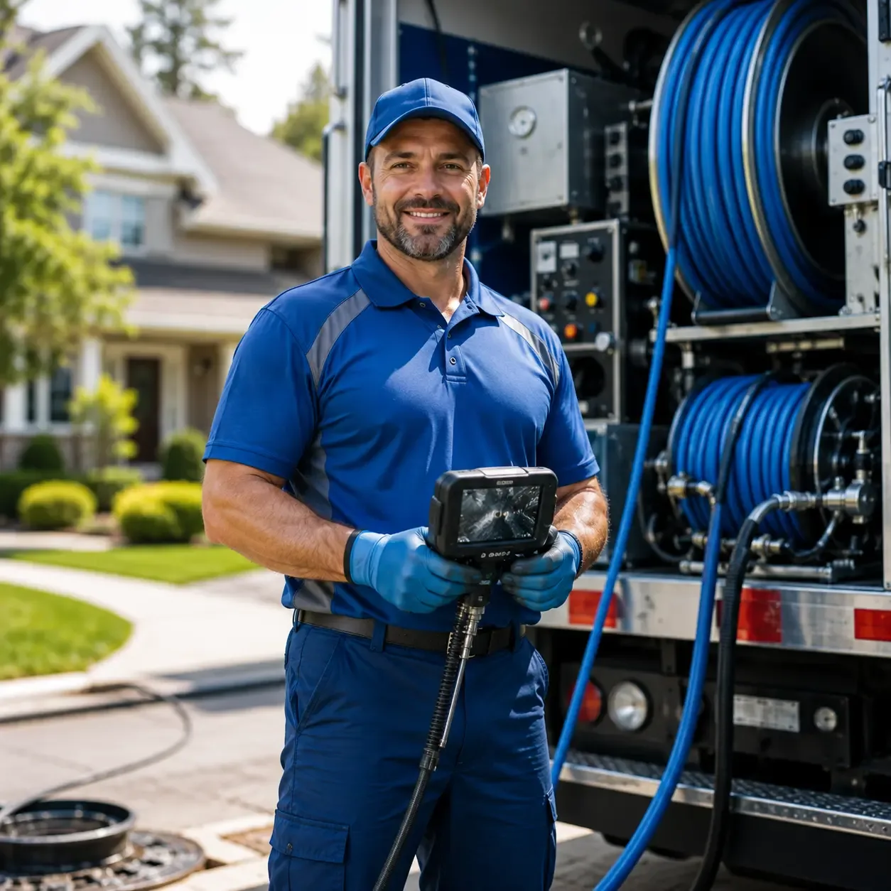 Local outdoor drain cleaning specialists in New Douglas, IL